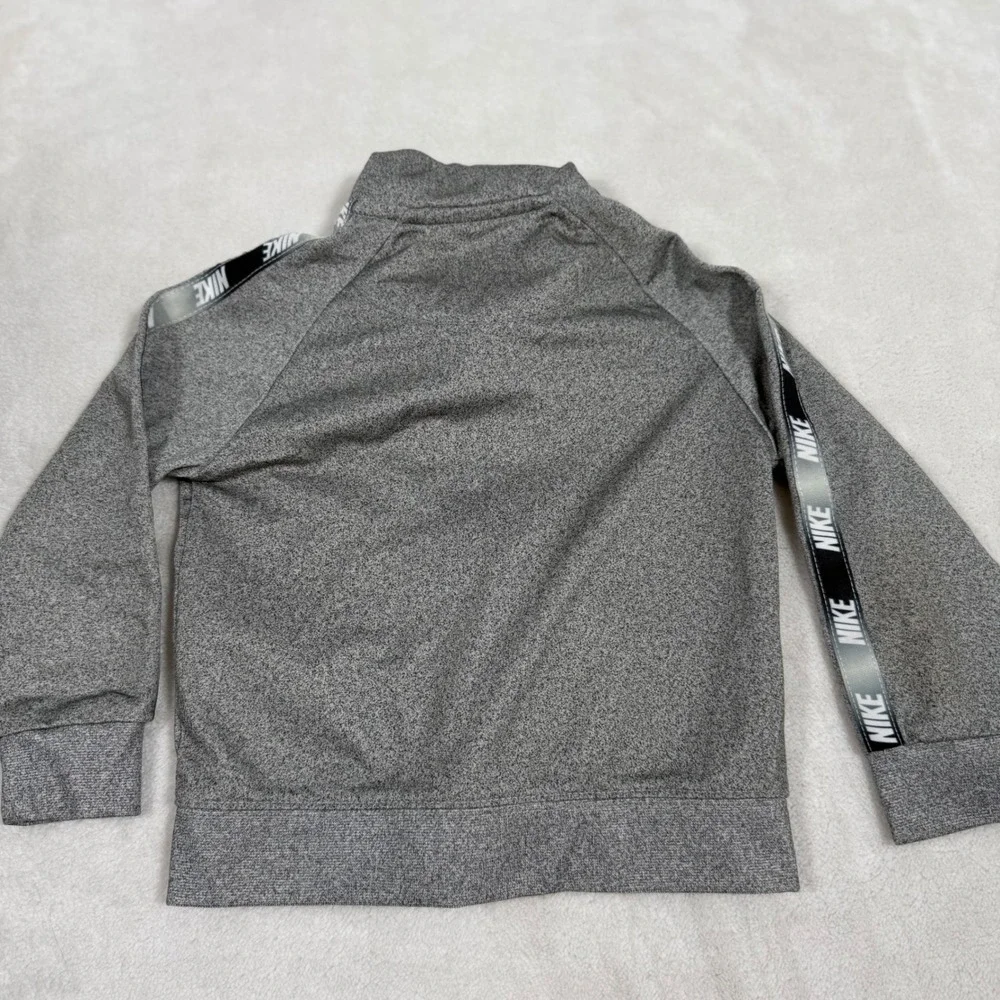 Nike‎ Baby Track Jacket Gray Full Zip 18M Polyester Logo Tape